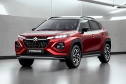 Maruti Suzuki Fronx Color Bluish Black   Opulent Red (dual Tone)